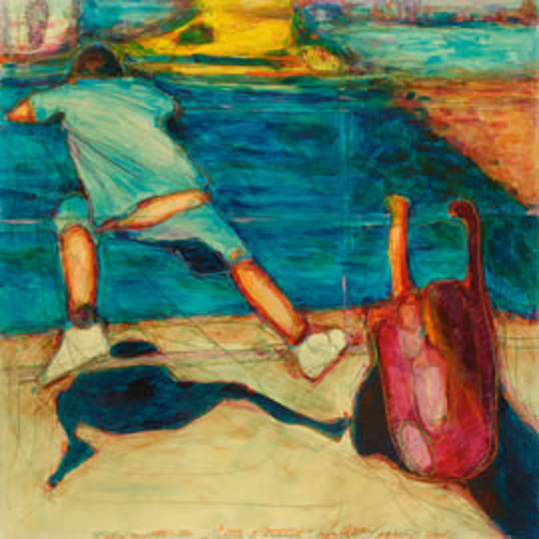Painting boys-on-the-beach by artist oksana-mas-28999